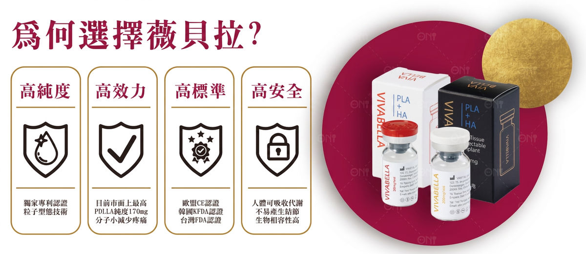 為何選擇薇貝拉:高純度、高效力、高標準、高安全